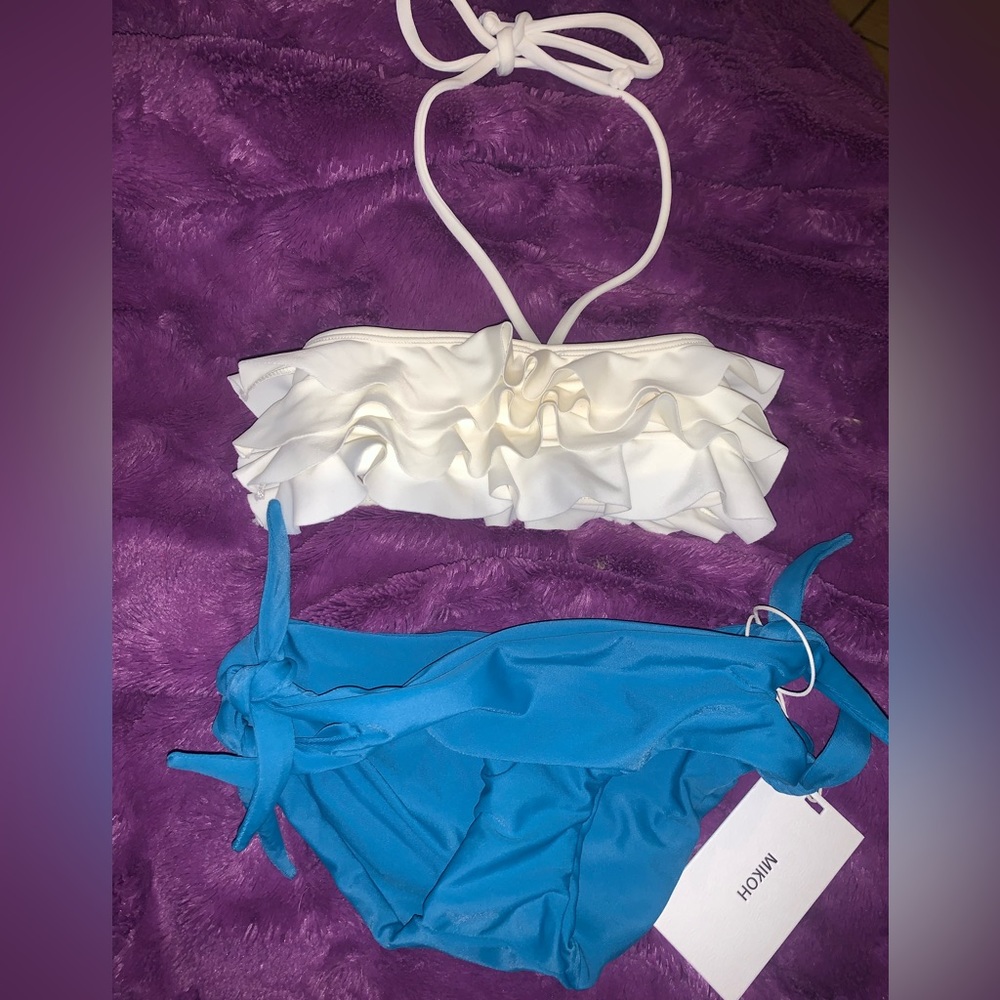 Little girls MIKOH a two piece swimsuit nwt SMALL